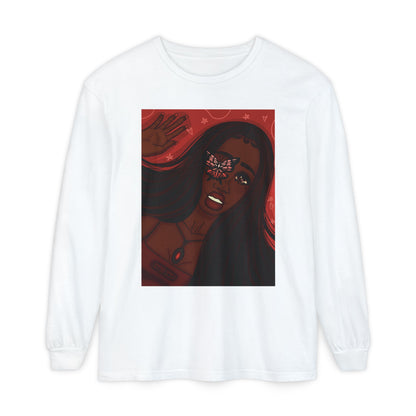 Unisex Garment-dyed Long Sleeve T-Shirt (Transformation)
