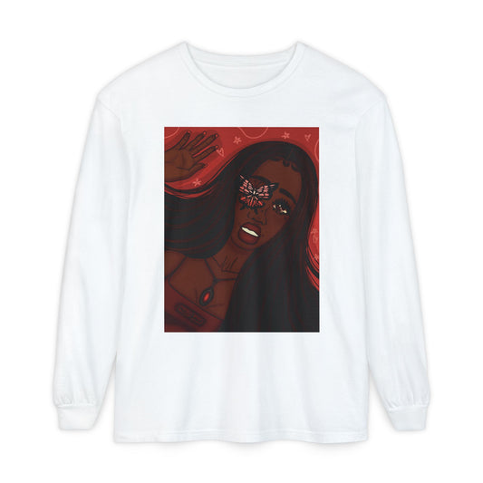 Unisex Garment-dyed Long Sleeve T-Shirt (Transformation)