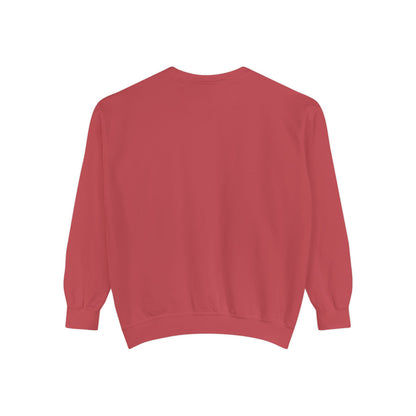 Unisex Garment-Dyed Sweatshirt (Pink 90‘s Girl)