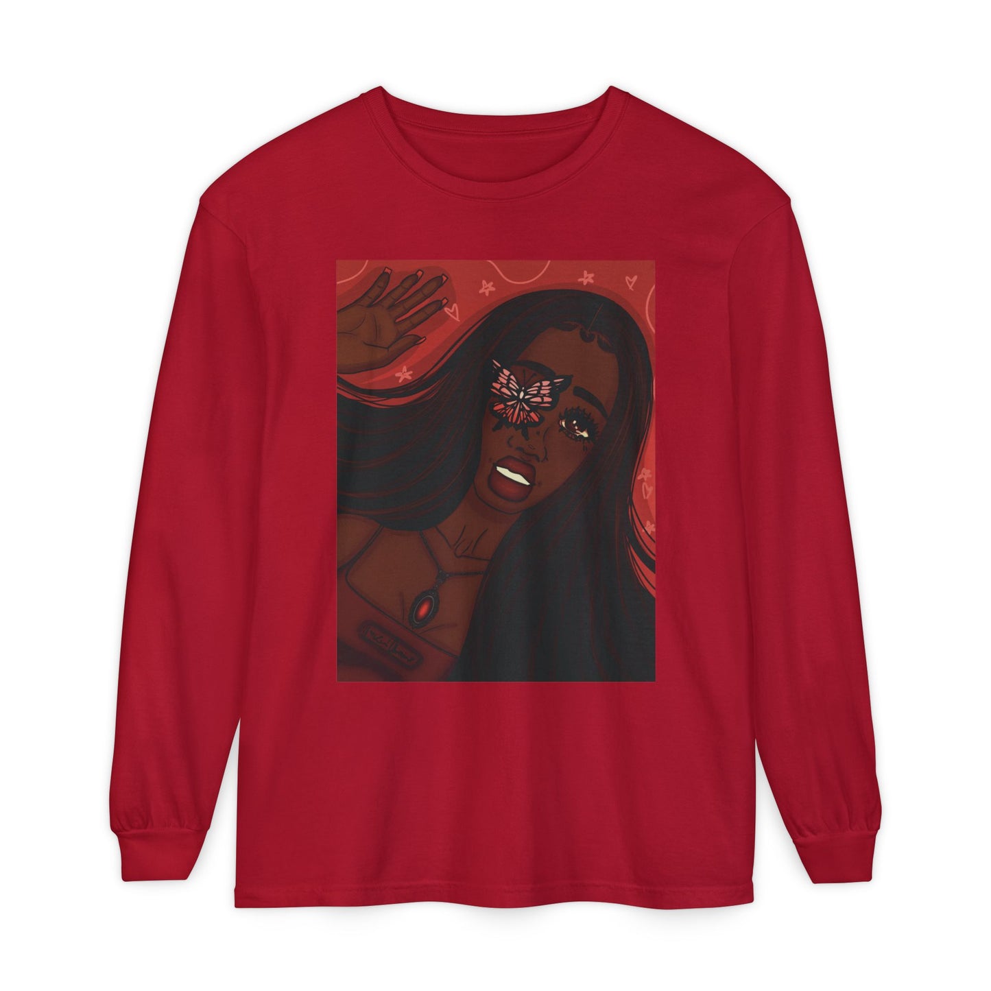 Unisex Garment-dyed Long Sleeve T-Shirt (Transformation)