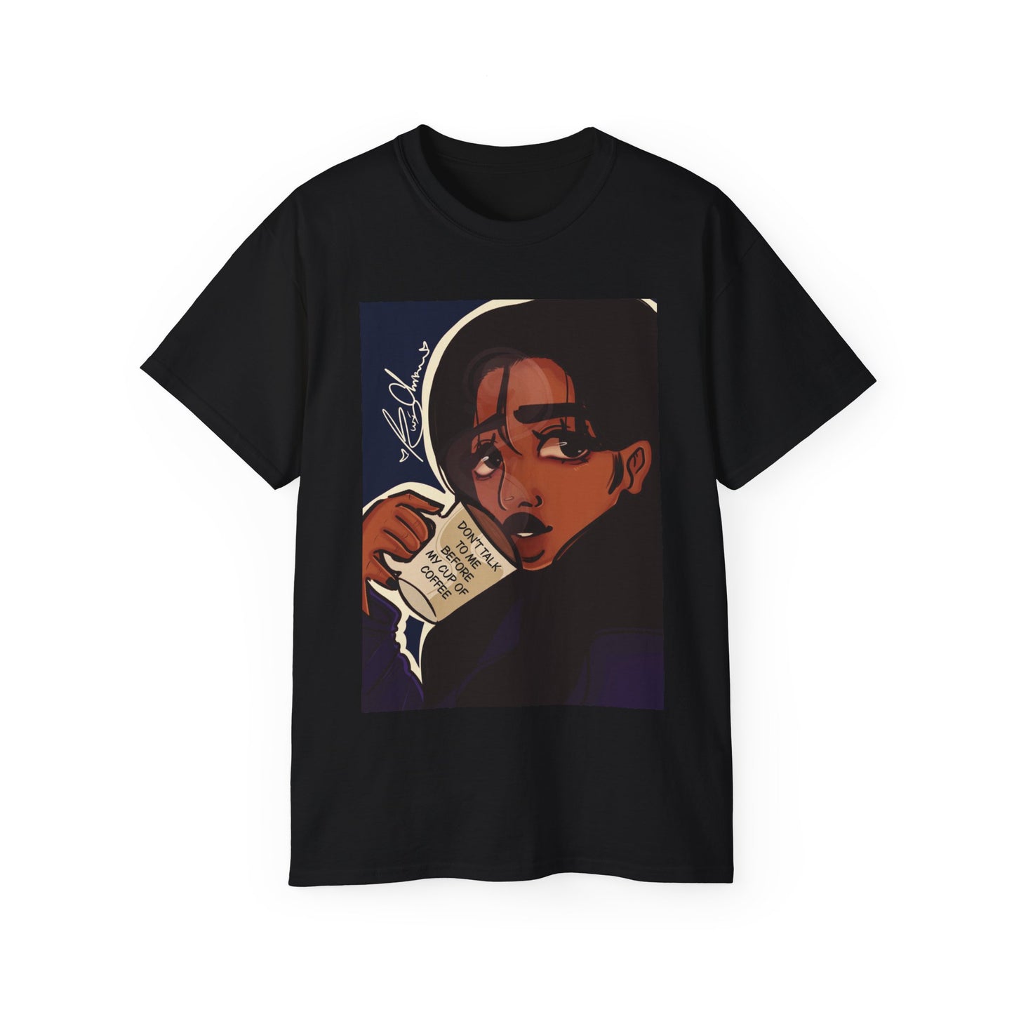 Unisex Ultra Cotton Tee (Coffee)