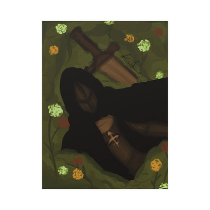 Vertical Matte Poster - Knight