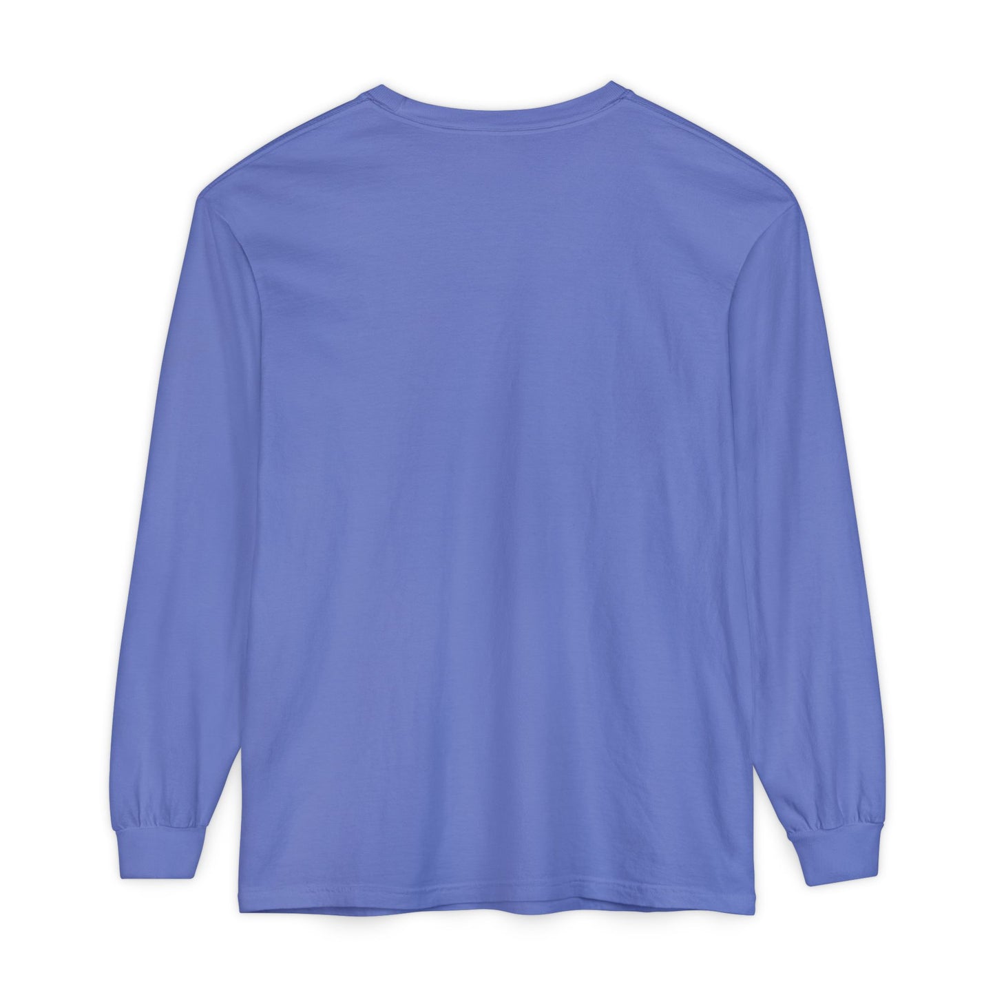 Unisex Garment-dyed Long Sleeve T-Shirt (Coffee)