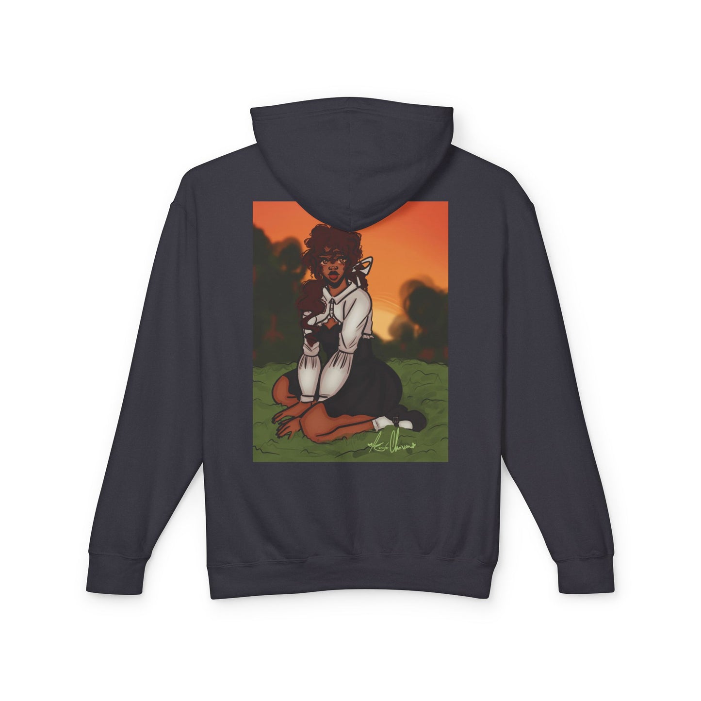 Unisex Lightweight Hooded Sweatshirt (Sunset)
