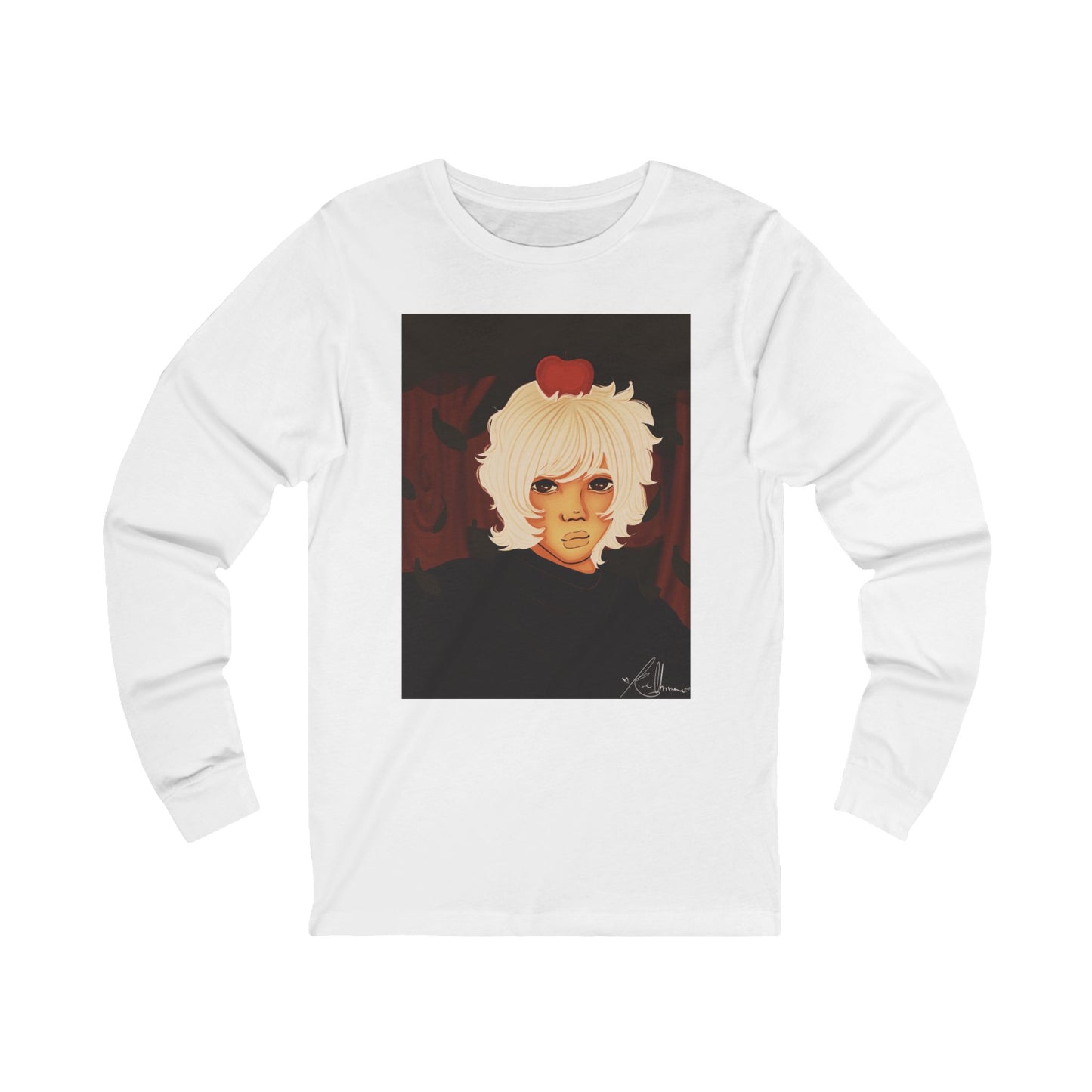 Unisex Jersey Long Sleeve Tee (Apple)