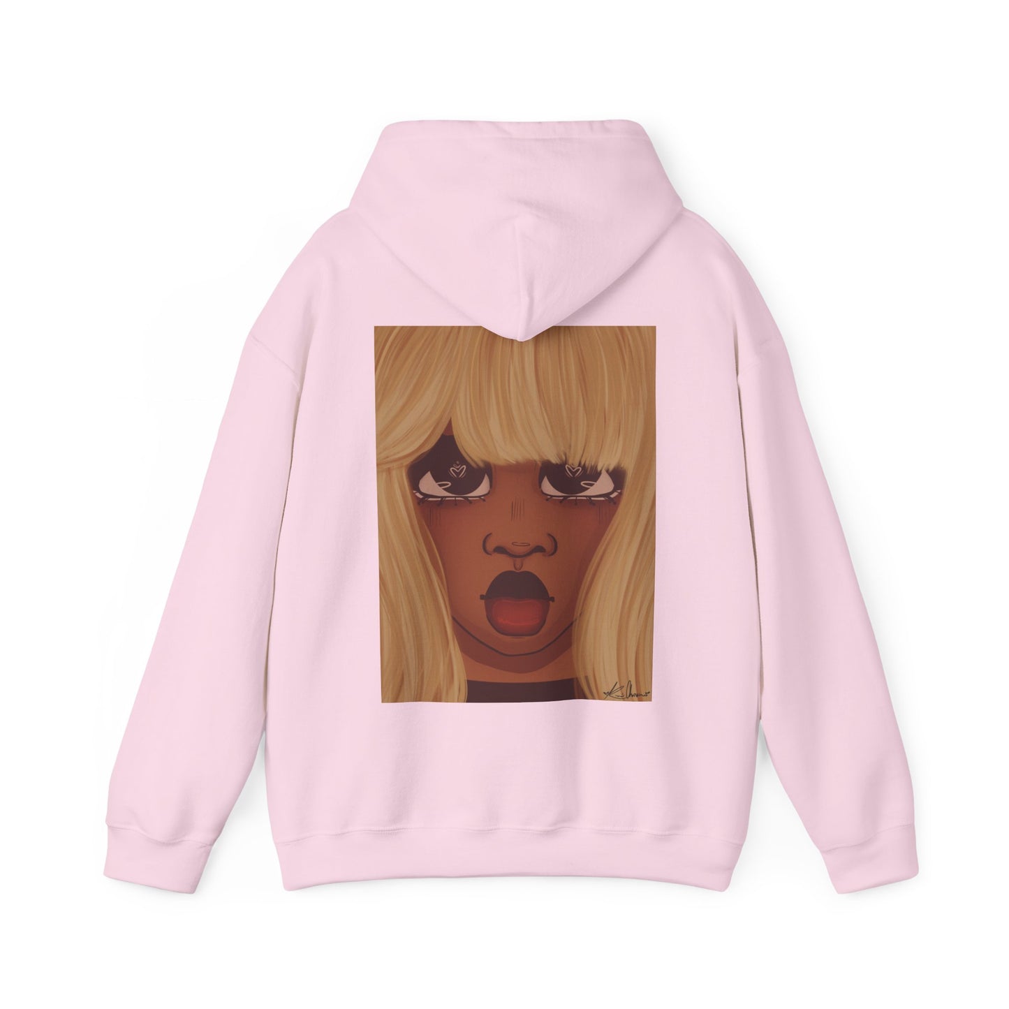 Unisex Heavy Blend™ Hooded Sweatshirt (Heart Eyes)
