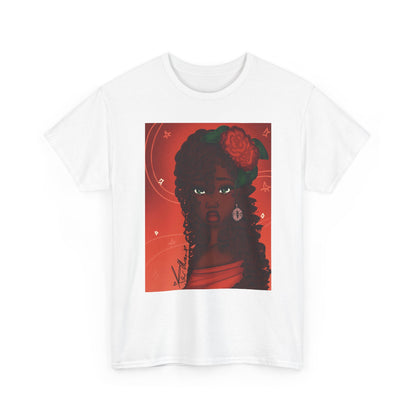 Unisex Heavy Cotton Tee (Rose)