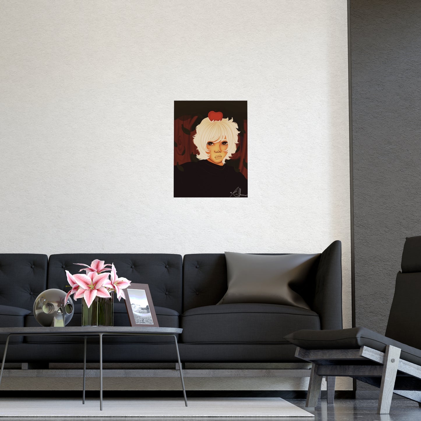 Vertical Matte Poster - Apple
