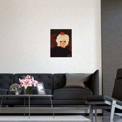 Vertical Matte Poster - Apple