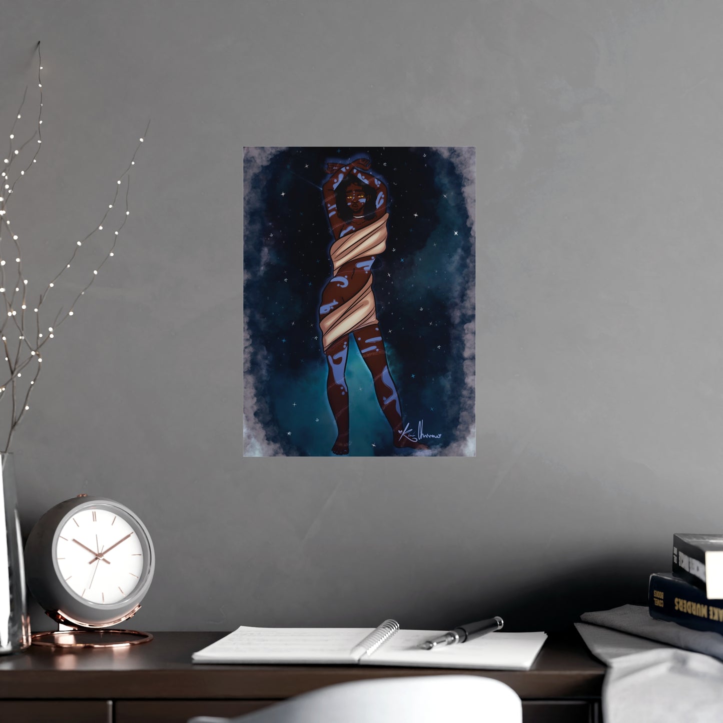 Vertical Matte Poster - Space