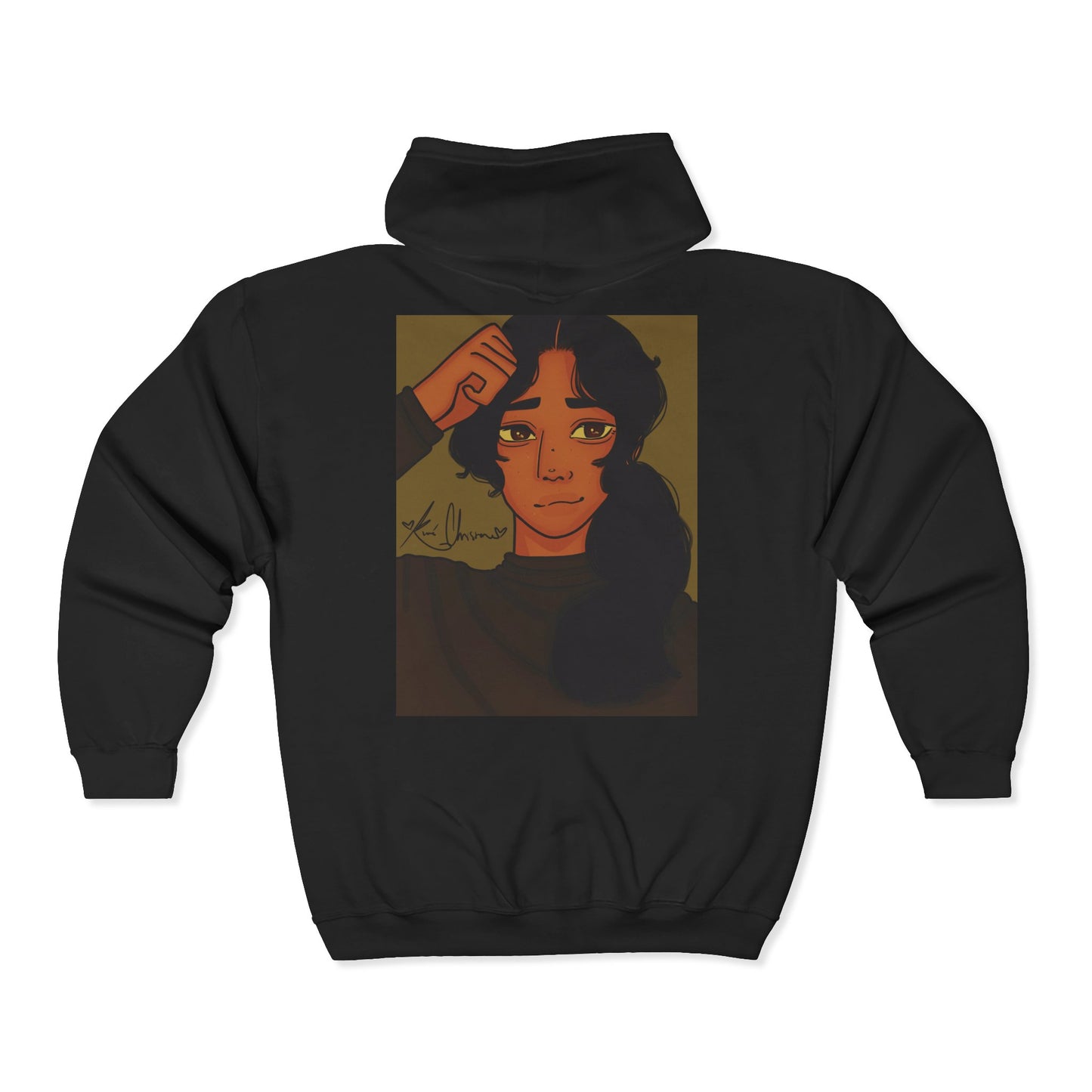 Unisex Heavy Blend™ Full Zip Hooded Sweatshirt (Greene)