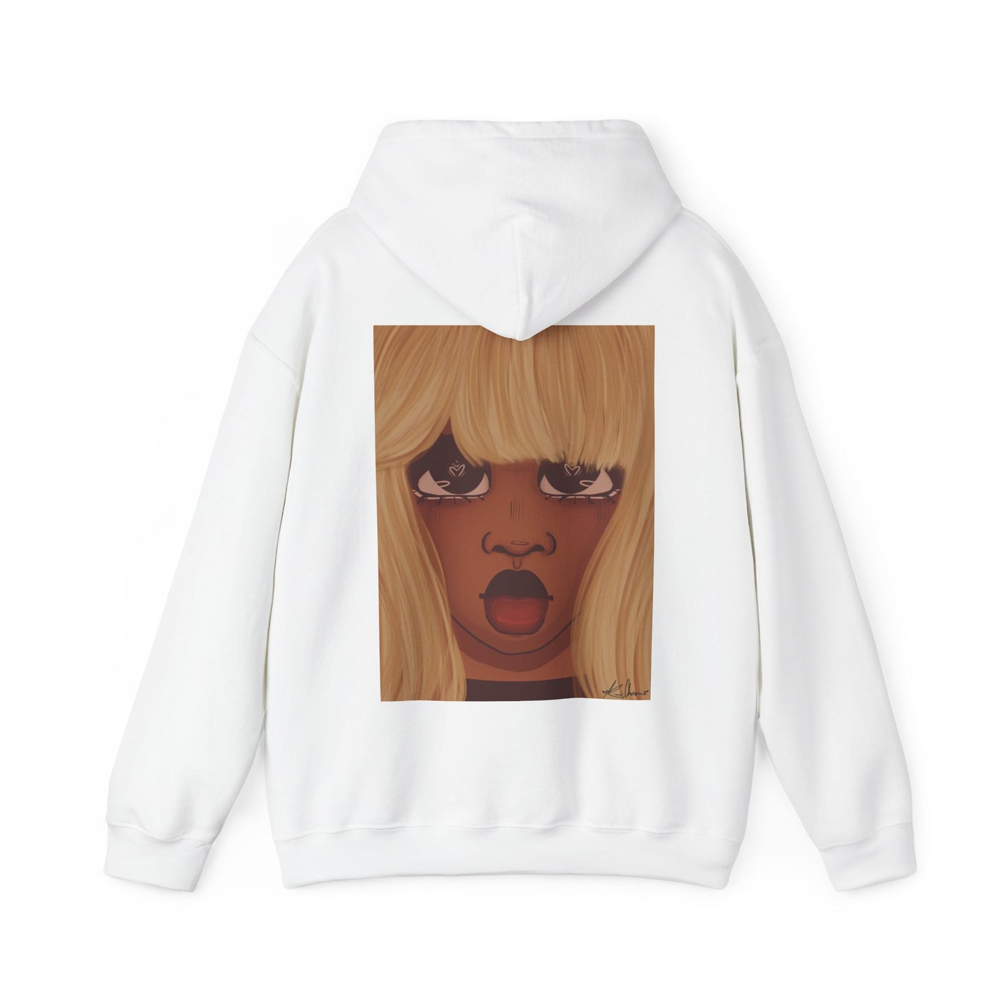 Unisex Heavy Blend™ Hooded Sweatshirt (Heart Eyes)