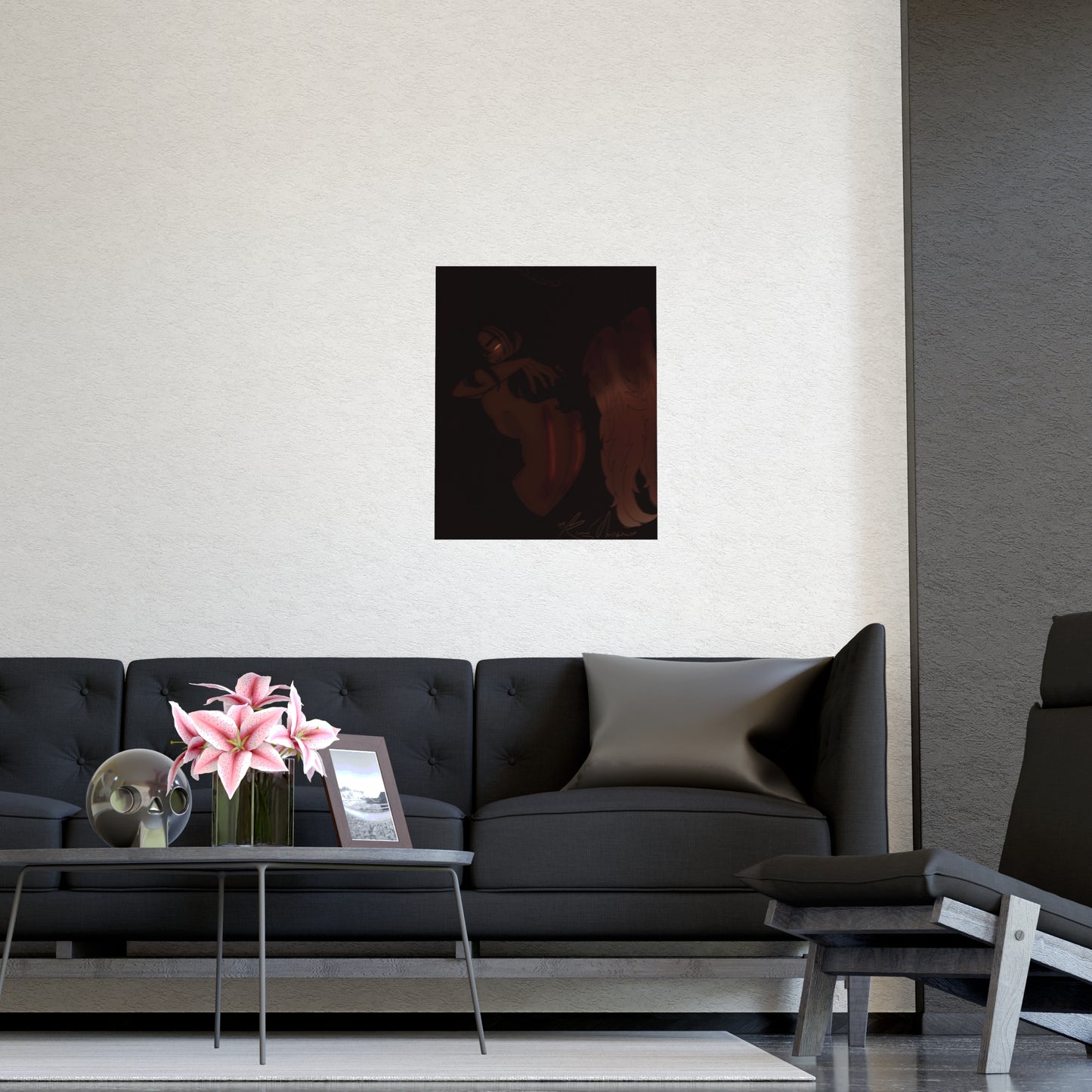 Vertical Matte Poster - Wounded Angel