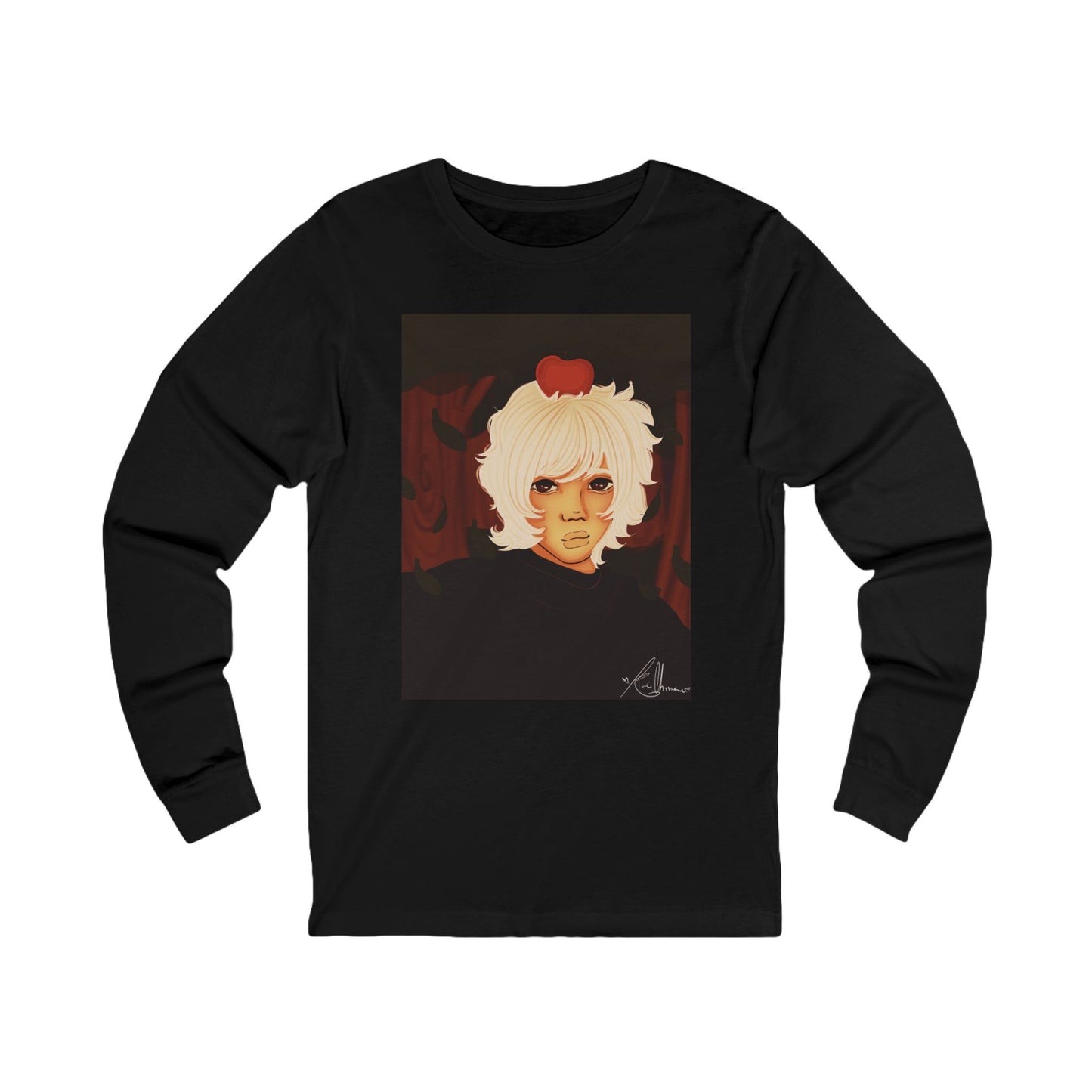 Unisex Jersey Long Sleeve Tee (Apple)