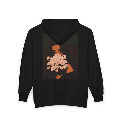 Unisex Zip Up Sweatshirt - Flowers