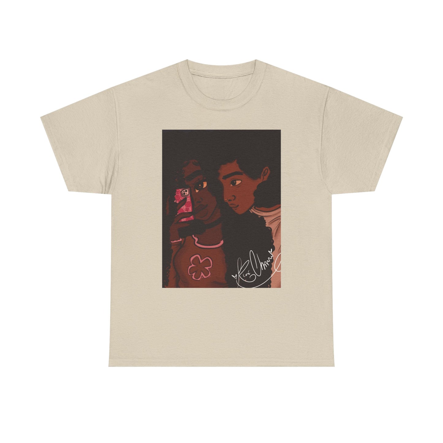 Unisex Heavy Cotton Tee (Black Love)