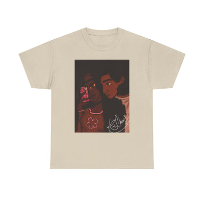 Unisex Heavy Cotton Tee (Black Love)