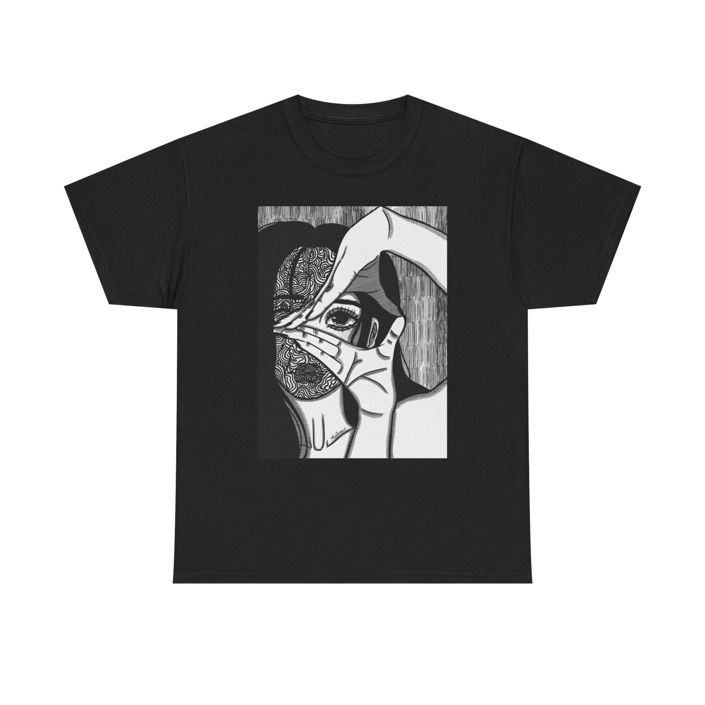 Unisex Heavy Cotton Tee (Illusions)