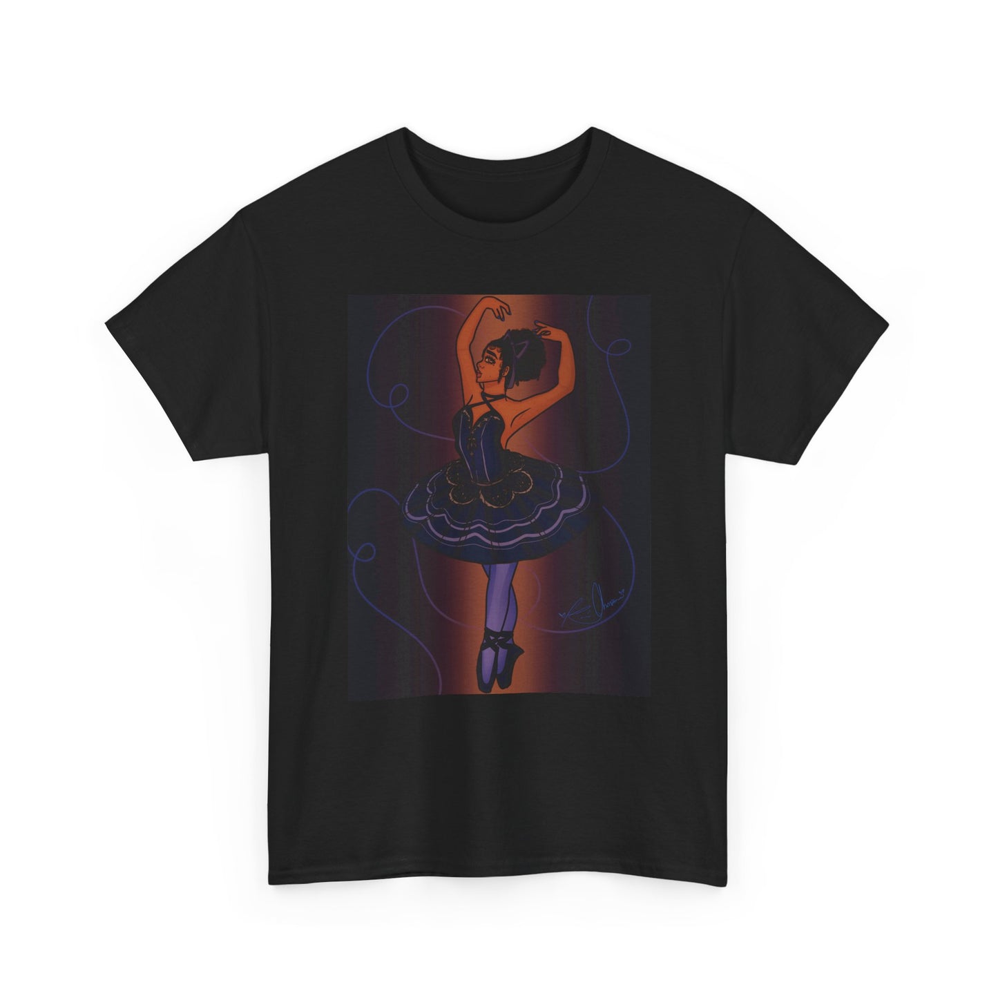 Unisex Heavy Cotton Tee (Ballerina)