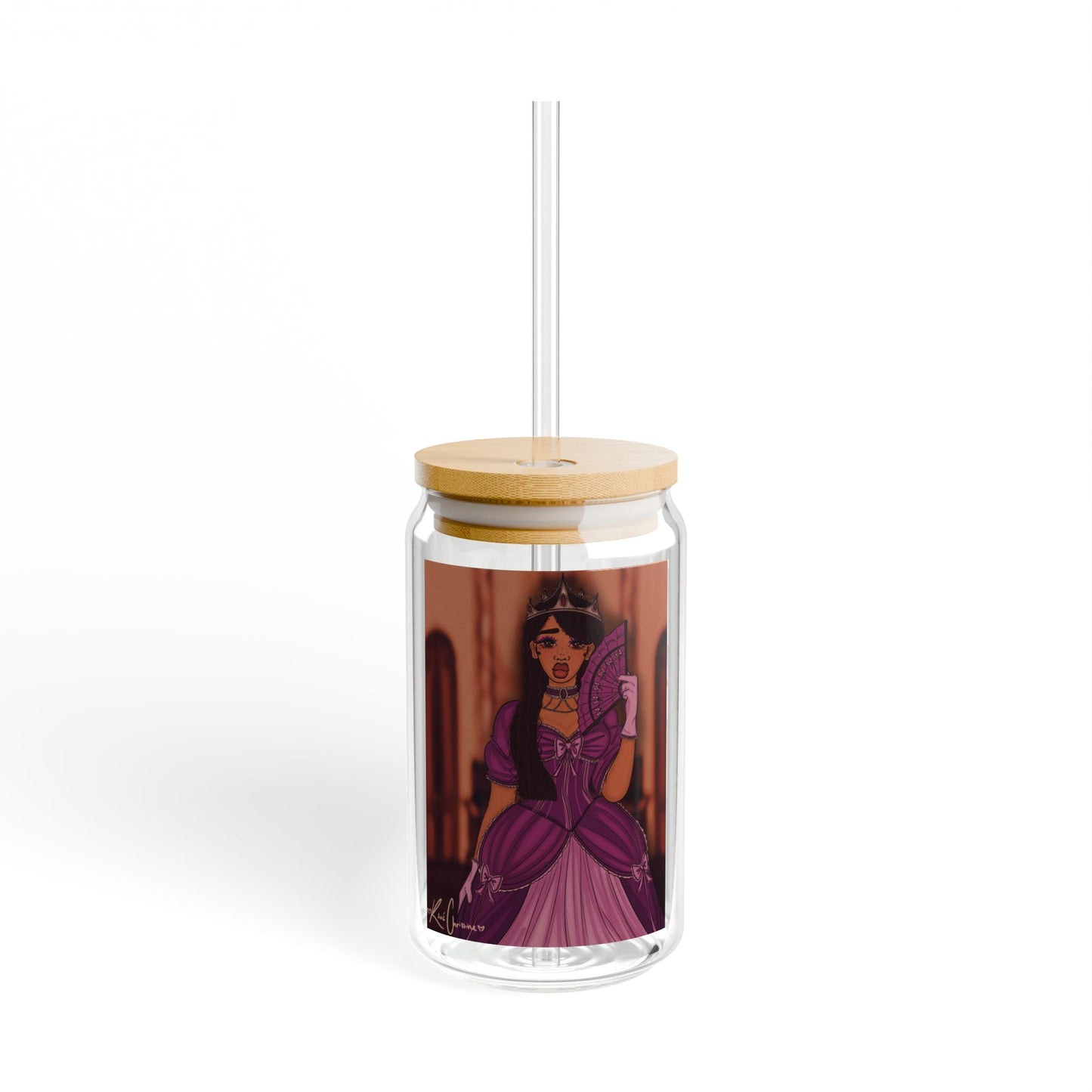 Sipper Glass, 16oz - Princess