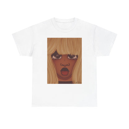 Unisex Heavy Cotton Tee (Heart Eyes)