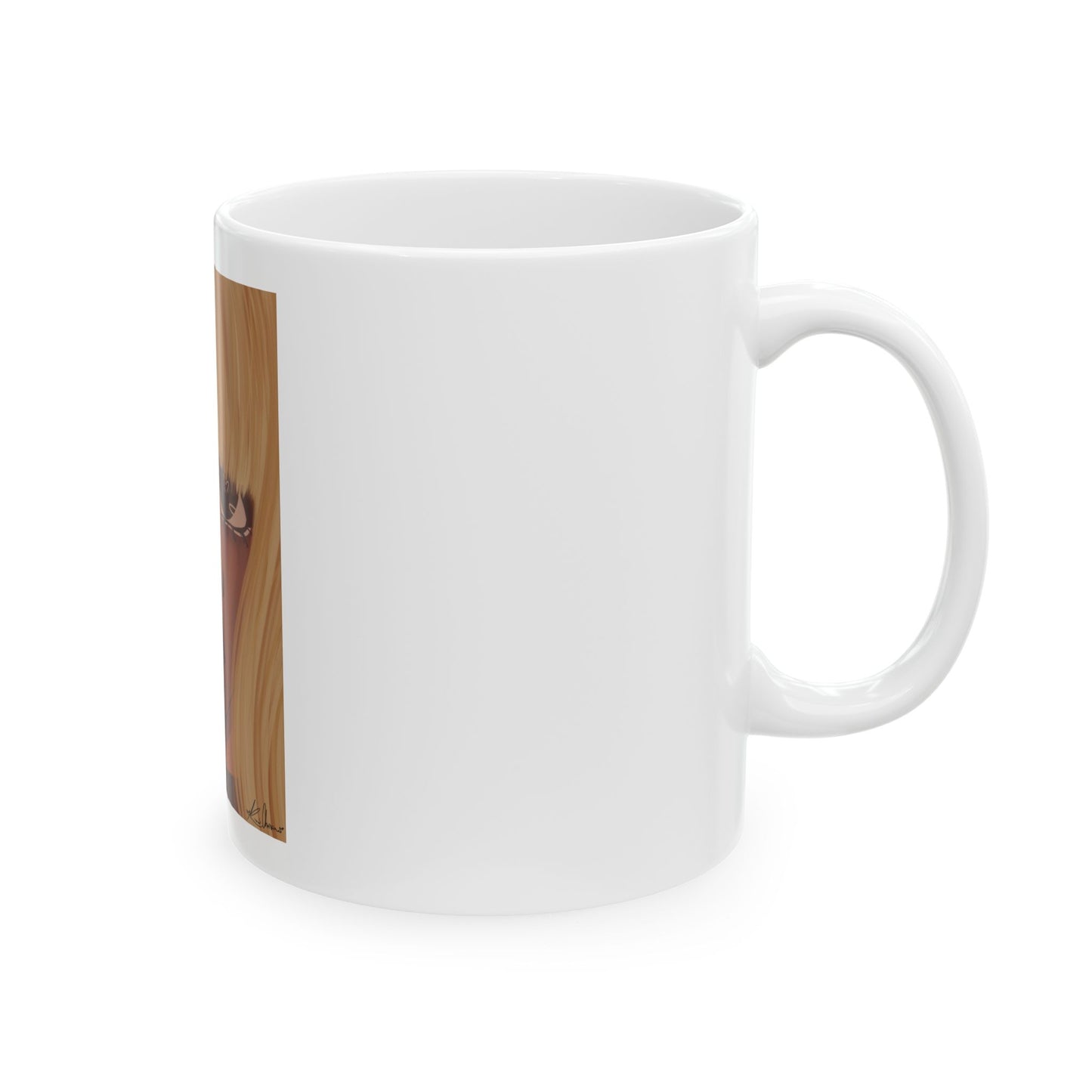 Ceramic Mug, (11oz, 15oz) - Heart Eyes