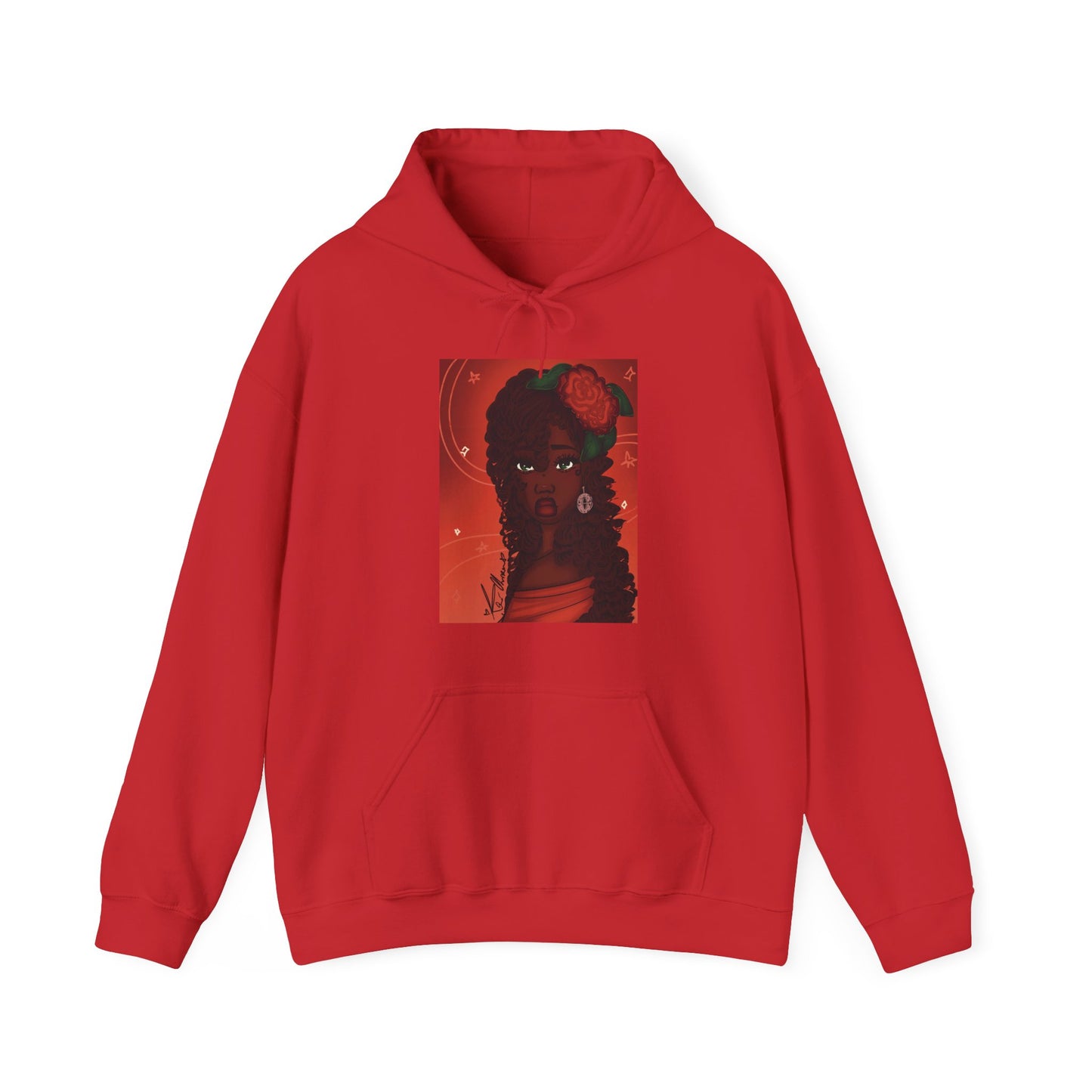 Unisex Heavy Blend™ Hooded Sweatshirt (Rose V2)