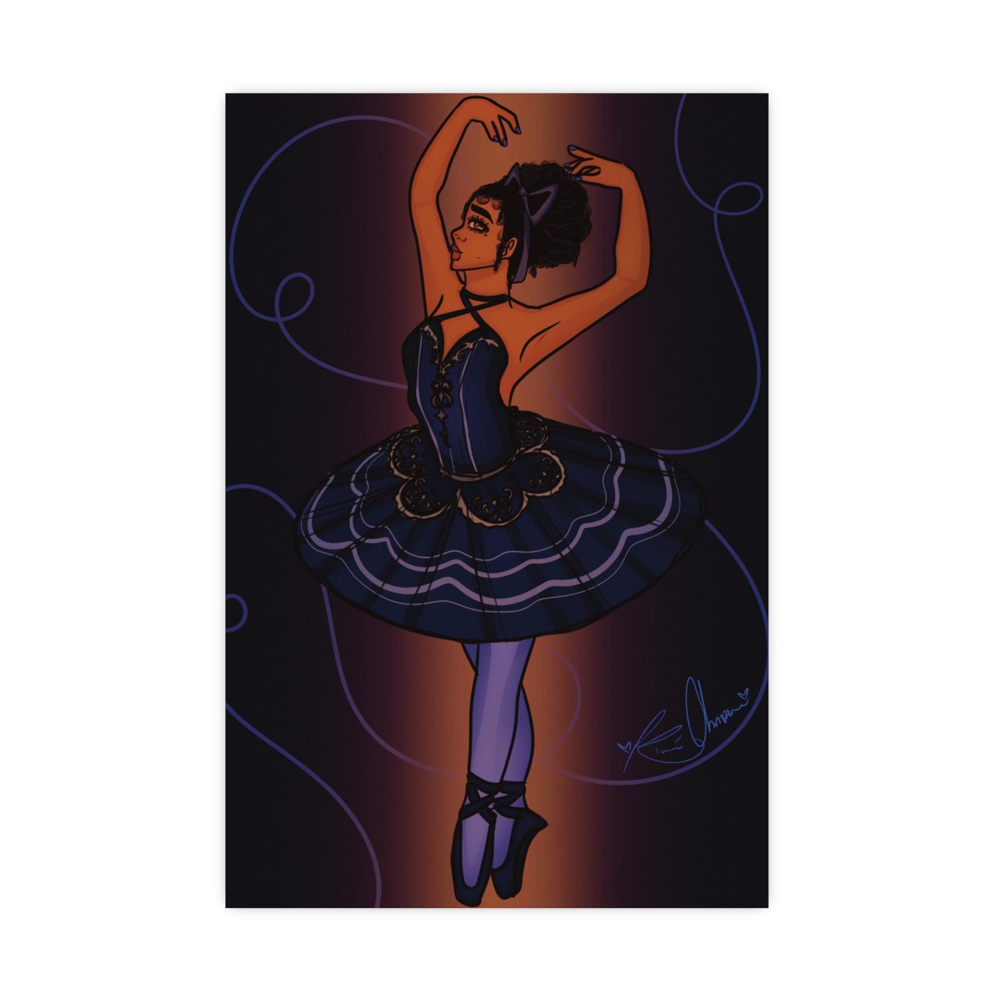 Vertical Matte Poster - Ballerina