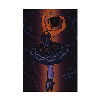 Vertical Matte Poster - Ballerina