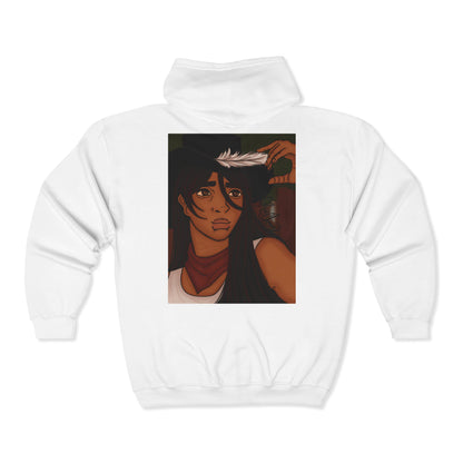 Unisex Zip Up Sweatshirt - Cowboy