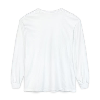 Unisex Garment-dyed Long Sleeve T-Shirt (A Quiet Moment)