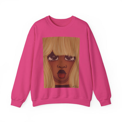 Unisex Heavy Blend™ Crewneck Sweatshirt (Heart Eyes)
