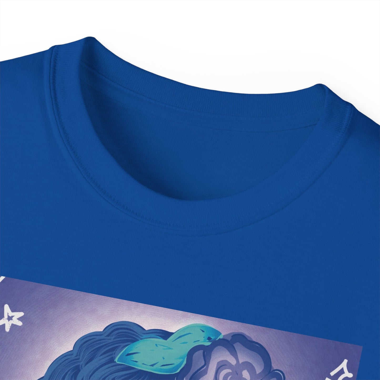 Unisex Ultra Cotton Tee (Blue Rose)