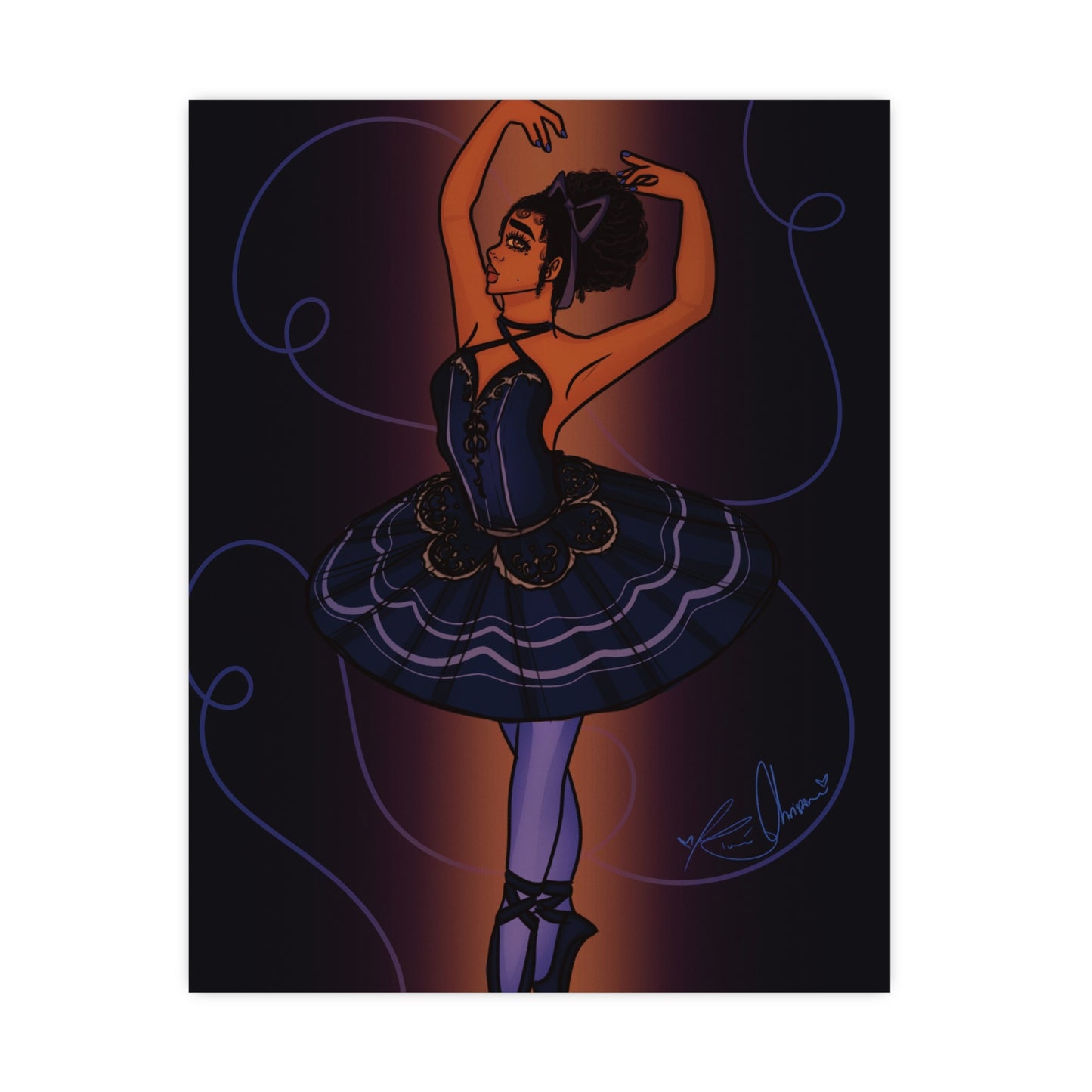 Vertical Matte Poster - Ballerina