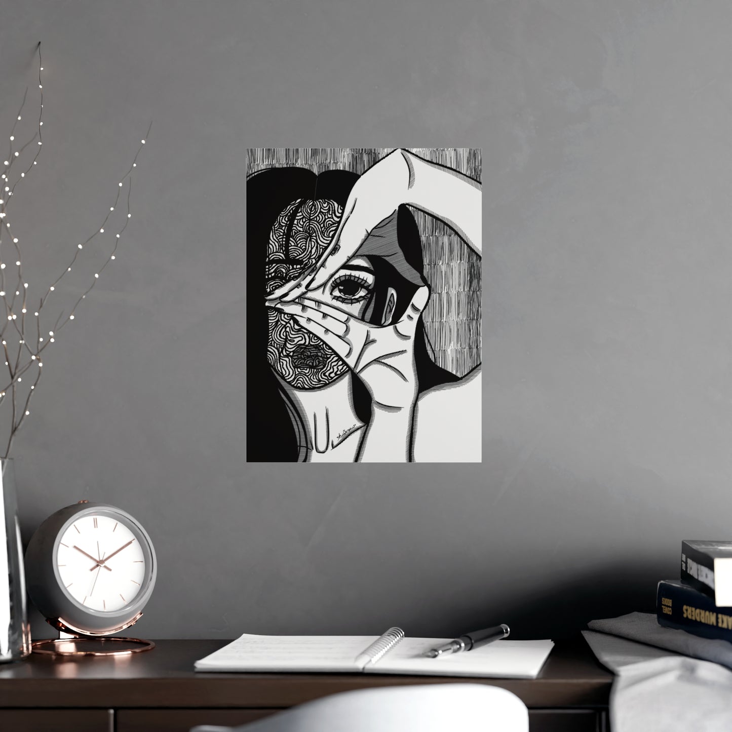 Vertical Matte Poster - Illusions