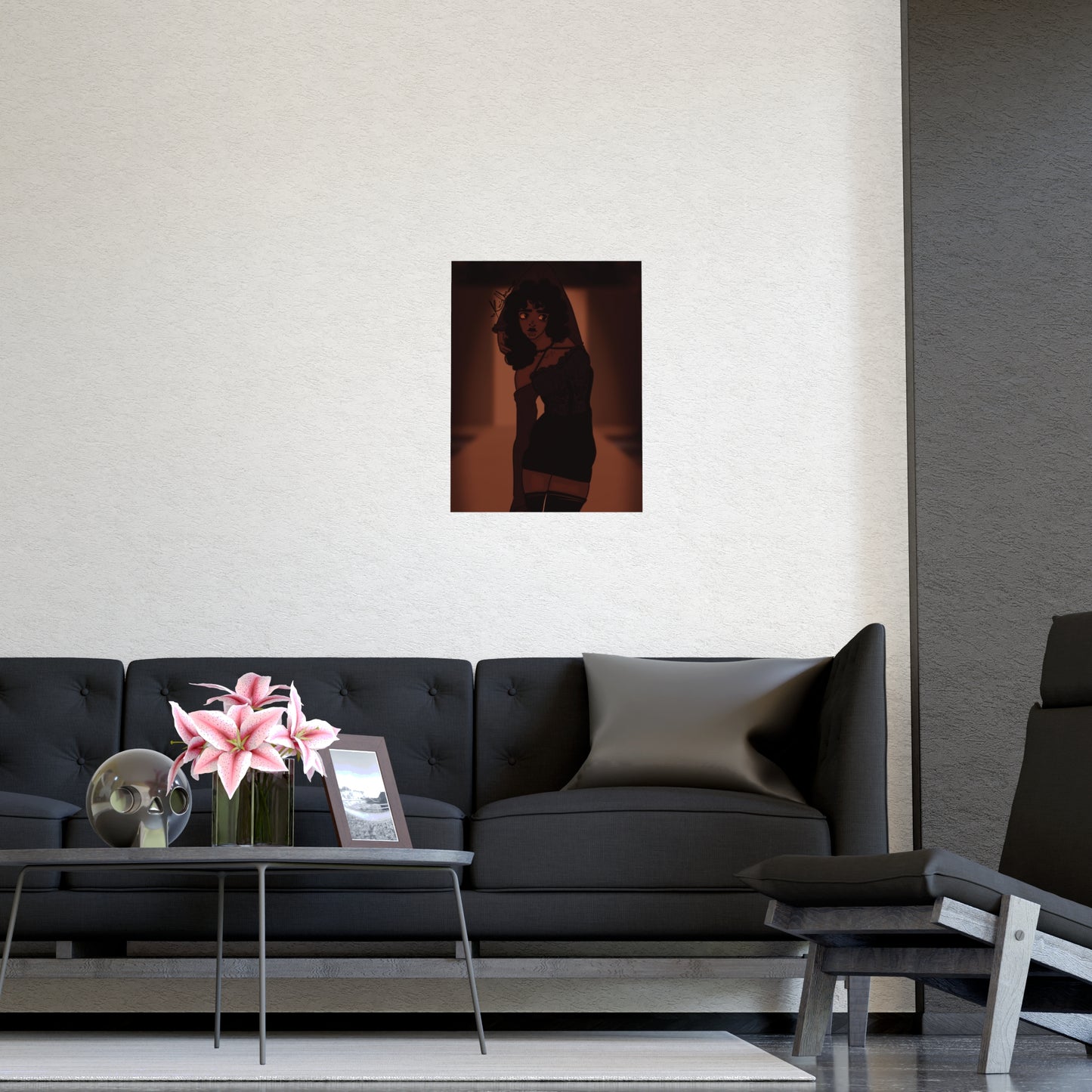 Vertical Matte Poster - Model