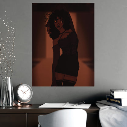 Vertical Matte Poster - Model