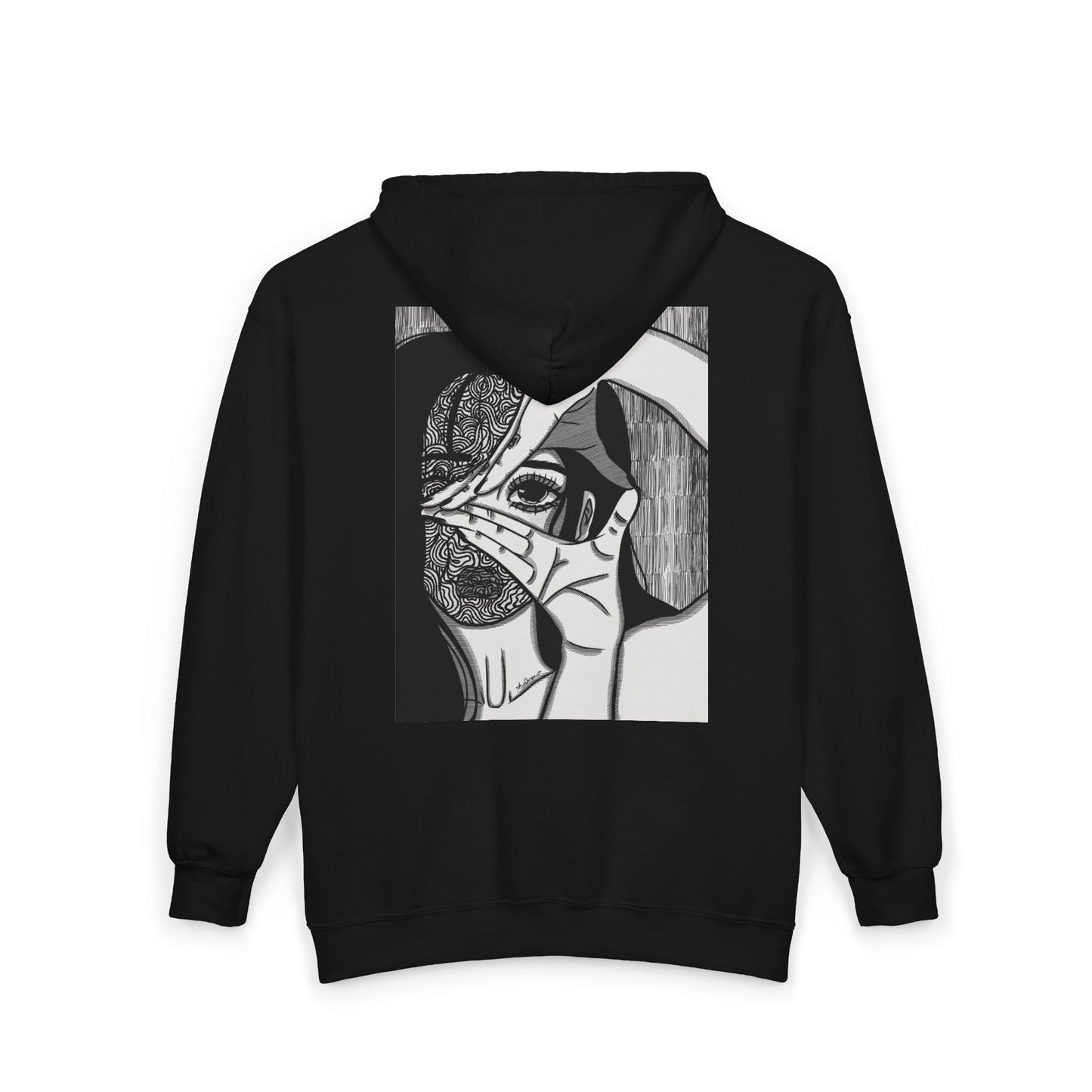 Unisex Zip Up Sweatshirt - Illusions
