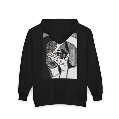 Unisex Zip Up Sweatshirt - Illusions
