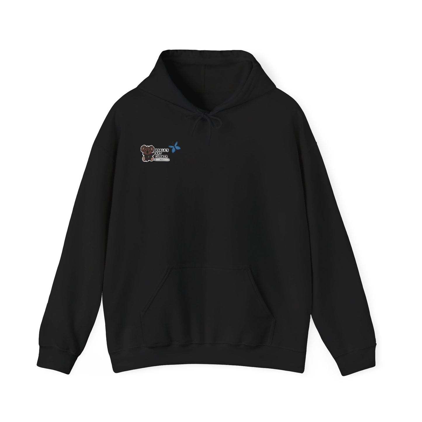 Unisex Heavy Blend™ Hooded Sweatshirt (Blue Butterfly)