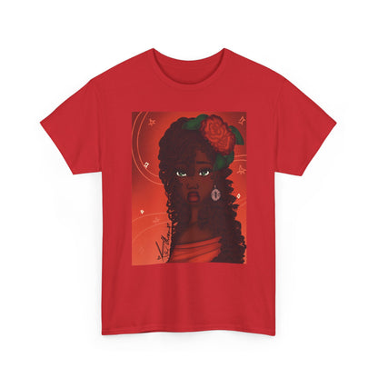 Unisex Heavy Cotton Tee (Rose)