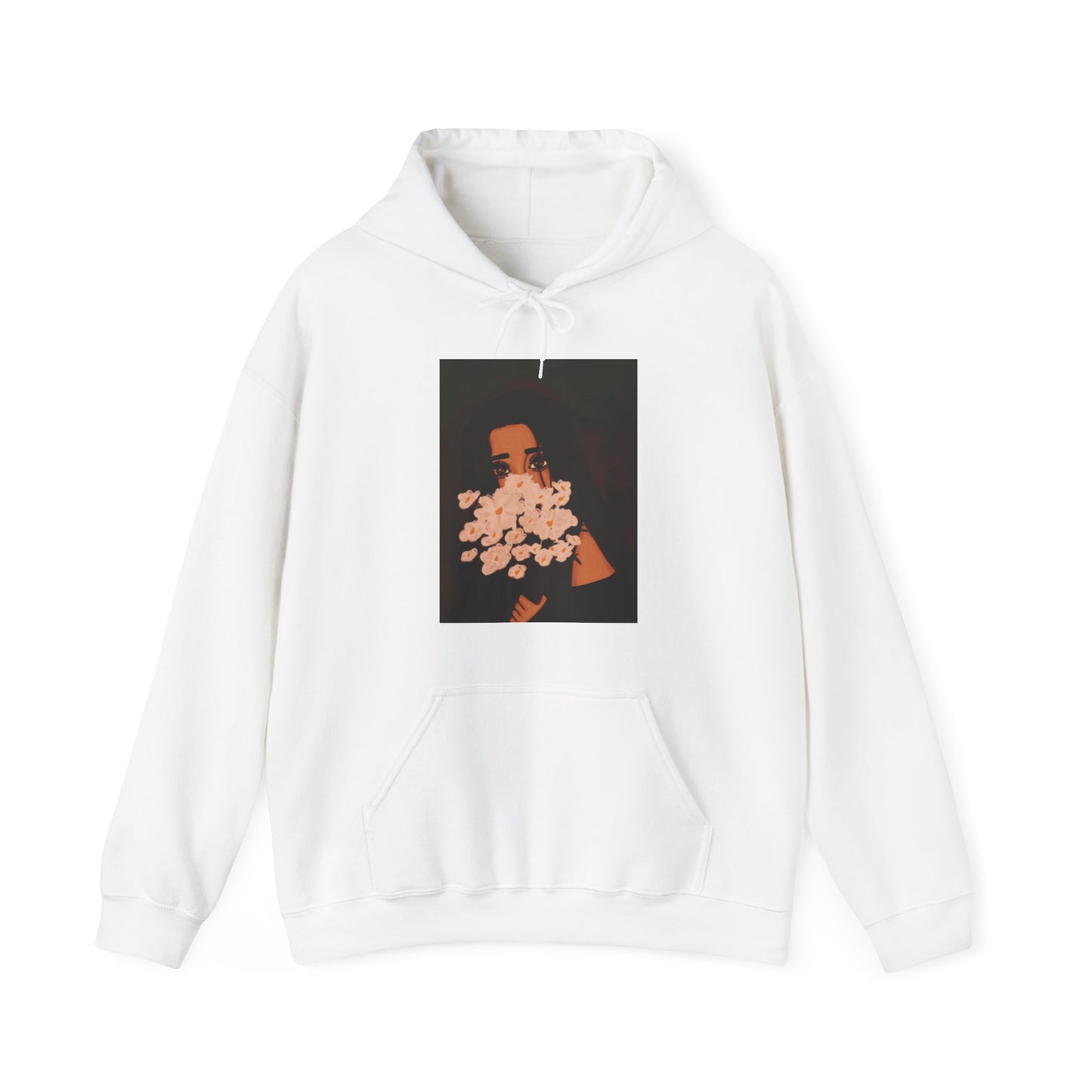 Unisex Heavy Blend™ Hooded Sweatshirt (Flowers V2)