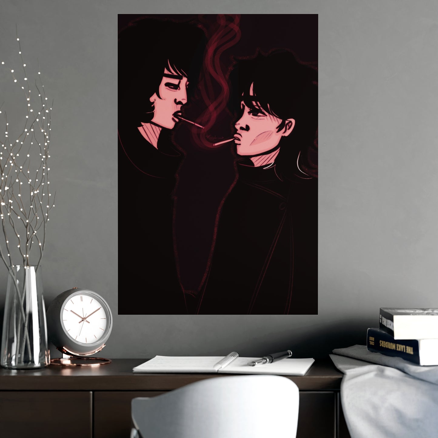 Vertical Matte Poster - Dark Times