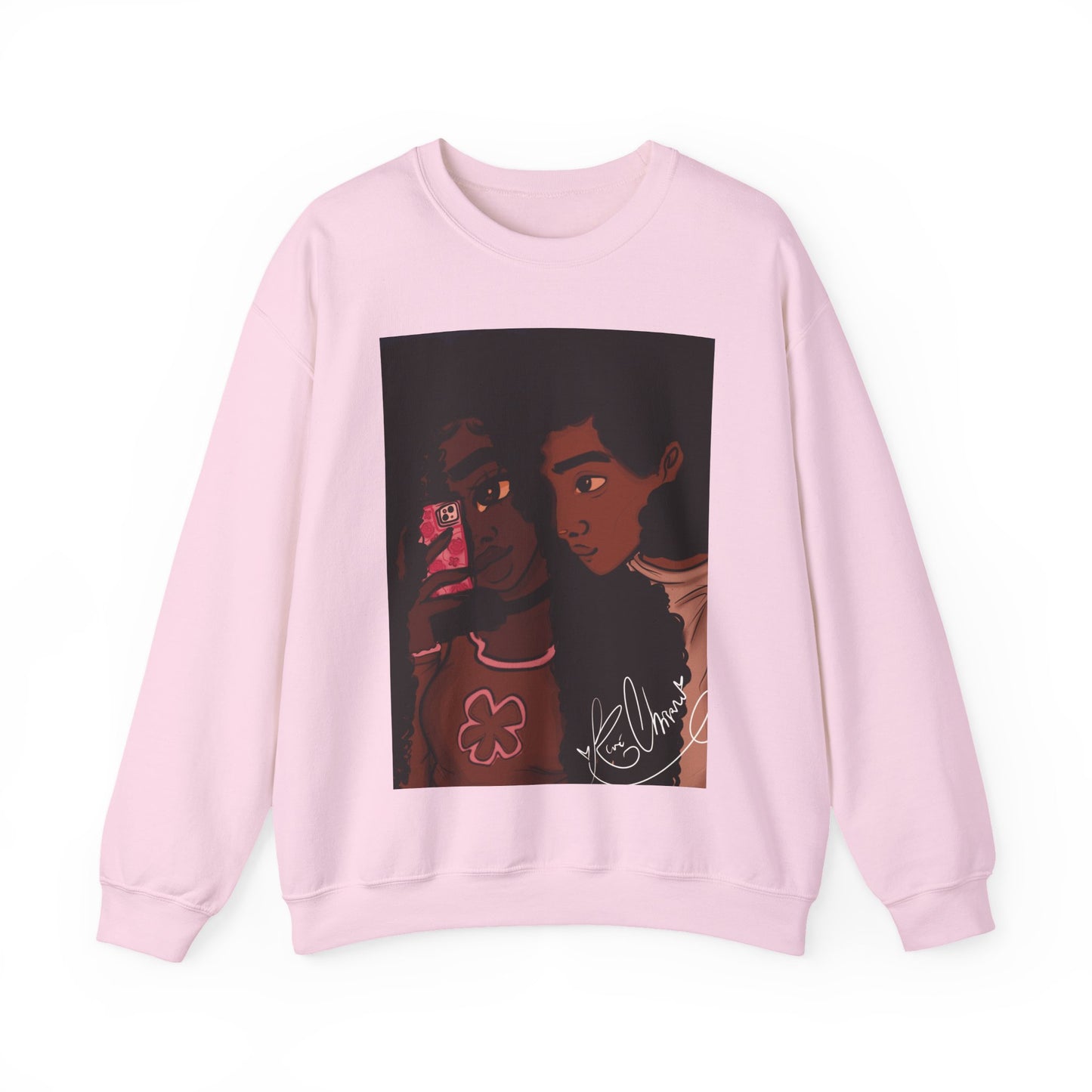Unisex Heavy Blend™ Crewneck Sweatshirt (Black Love)