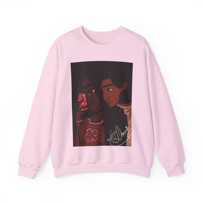 Unisex Heavy Blend™ Crewneck Sweatshirt (Black Love)