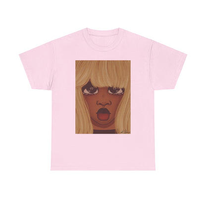 Unisex Heavy Cotton Tee (Heart Eyes)