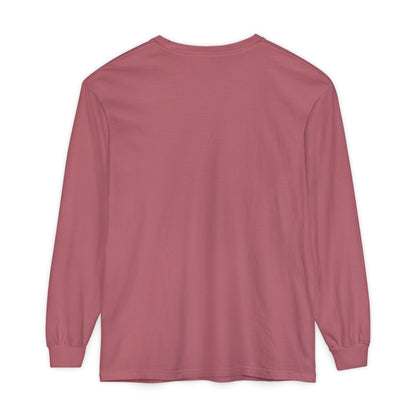 Unisex Garment-dyed Long Sleeve T-Shirt (Stardust)