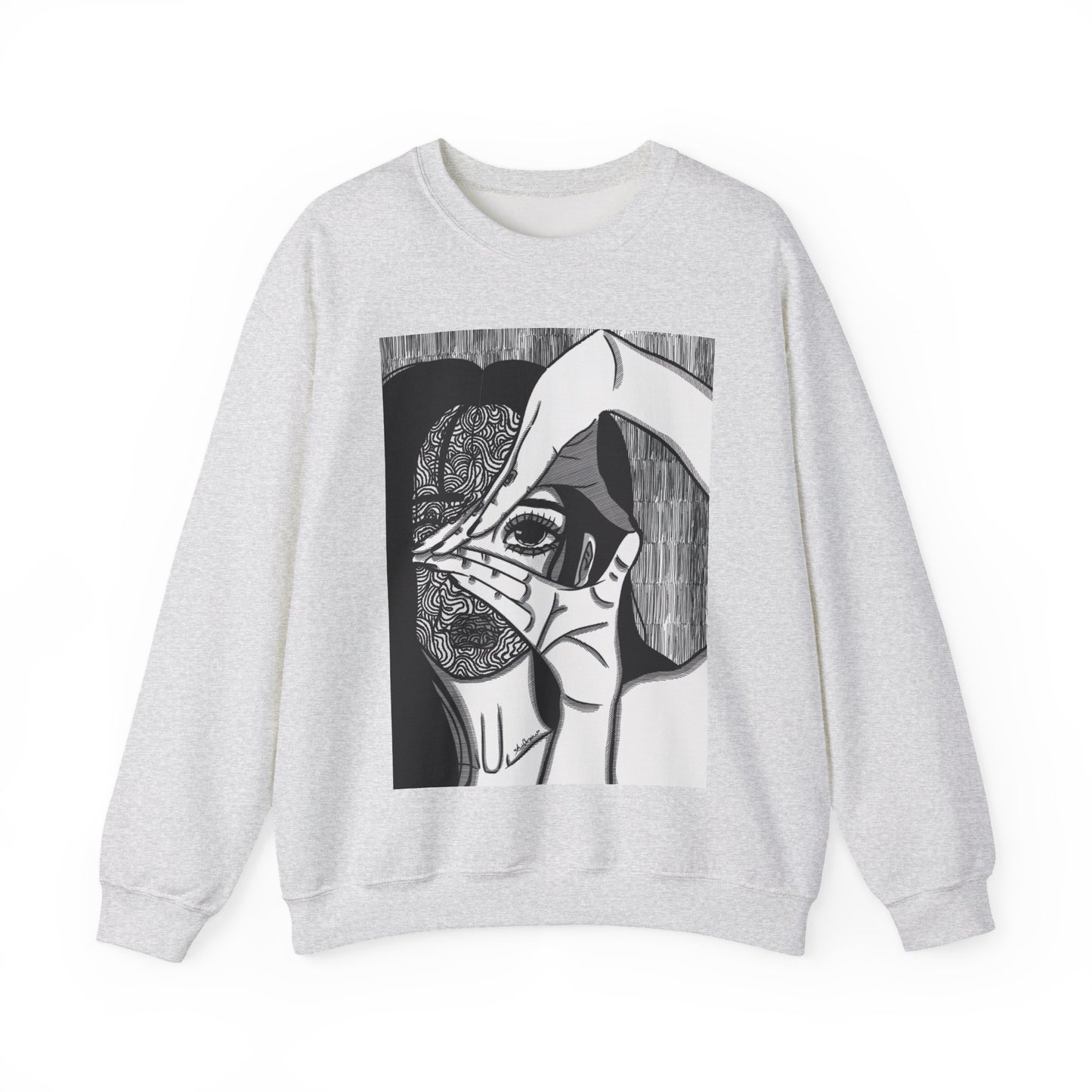 Unisex Heavy Blend™ Crewneck Sweatshirt (Illusions)
