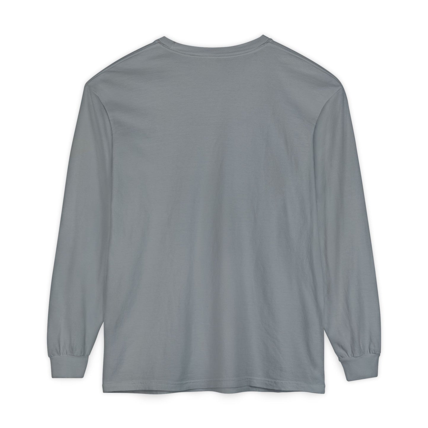 Unisex Garment-dyed Long Sleeve T-Shirt (Fear)