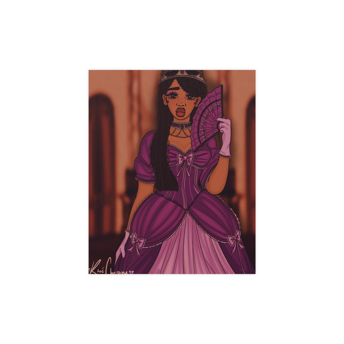 Vertical Matte Poster - Princess